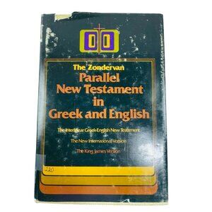 Zondervan Parallel New Testament in Greek and English 1975 NIV and KJV u